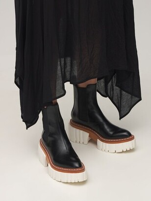 Stella McCartney 60mm Emilie Faux Patent Leather Boots