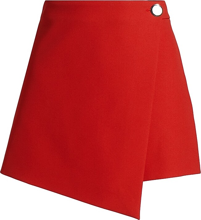 Toccin Women's Stella Button Wrap Skort - Poppy - Size 0