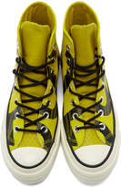 Thumbnail for your product : Converse Yellow Leather Chuck 70 High Sneakers