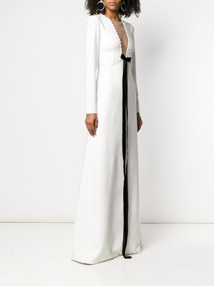 Loulou Plunging Neckline Gown