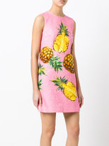 Thumbnail for your product : Dolce & Gabbana pineapple printed brocade dress