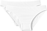 Thumbnail for your product : La Redoute Collections Pack Of 2 Plain Knickers In Cotton