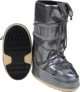 Thumbnail for your product : Moon Boot Vinile Met. 8-9.5 Women Grey Knee boots Textile fibers
