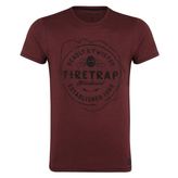 Thumbnail for your product : Blackseal Firetrap Flock Stamp T Shirt