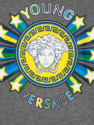 Versace starry logo print T-shirt