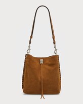 Thumbnail for your product : Rebecca Minkoff Darren Studded Suede Shoulder Bag