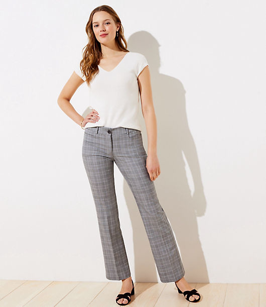 loft plaid pants