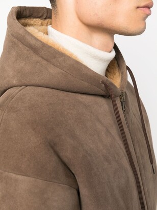 Salvatore Santoro Shearling-Lined Zipped Leather Jacket
