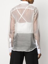 Thumbnail for your product : Helmut Lang Long Sleeved Sheer Shirt