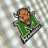 Thumbnail for your product : Antigua Men's Marshall Thundering Herd Scholar Plaid Button-Down Shirt