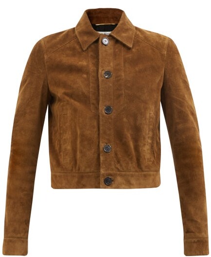 camel color suede jacket