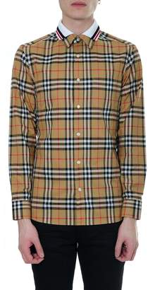 Burberry Antique Yellow Checked Shirt