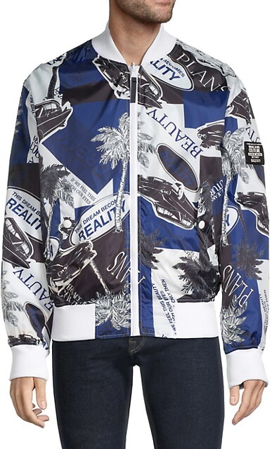 versace bomber jacket mens