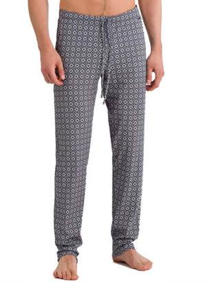 Hanro Basil Diamond-Pattern Knit Lounge Pants
