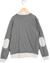 Thumbnail for your product : Bonpoint Boys' Striped Zip-Up Sweatshirt