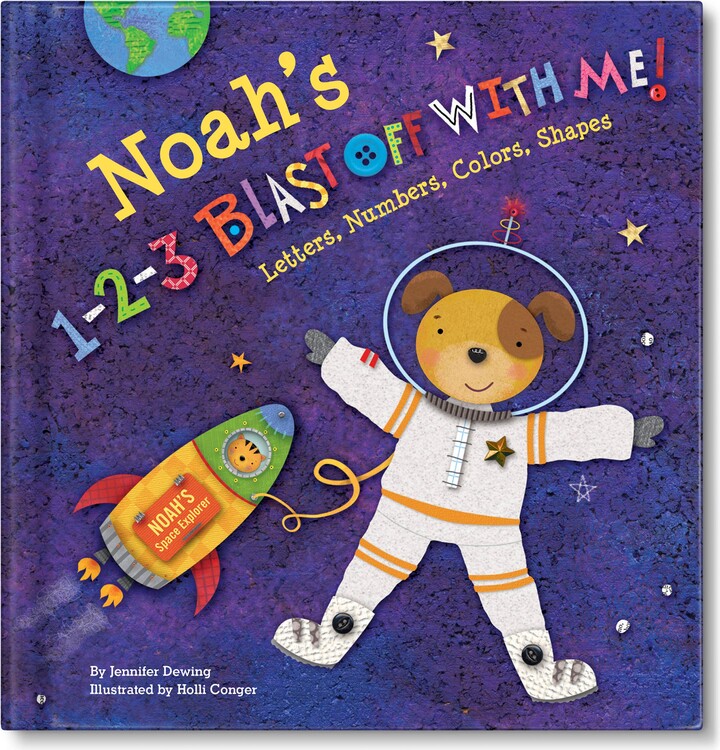 i See Me! '1-2-3 Blast Off with Me' Personalized Book