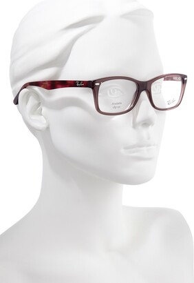 Ray-Ban 53mm Square Optical Glasses