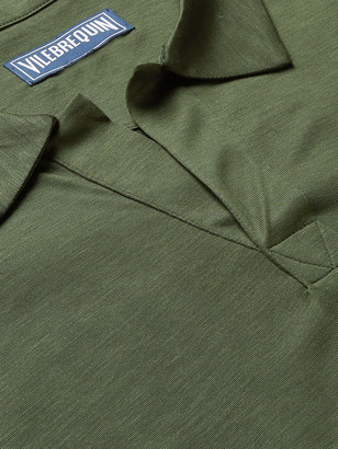 Vilebrequin Pirinol Tencel Polo Shirt - Men - Green - M