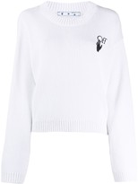 Thumbnail for your product : Off-White New Logos knitted jumper