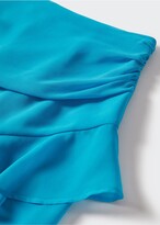 Thumbnail for your product : MANGO Ruffle Ruched Miniskirt