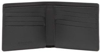 Maison Margiela Logo-embossed Rubber Bi-fold Wallet - Black