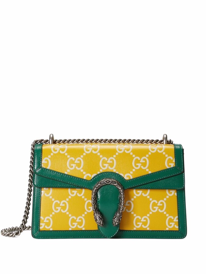 gucci yellow backpack