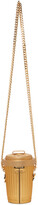 Thumbnail for your product : Moschino Gold Trash Can Shoulder Bag