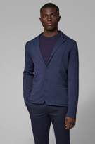 Thumbnail for your product : BOSS Regular-fit jacket in double-faced knitted fabric