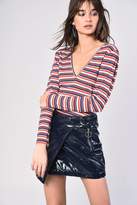 Thumbnail for your product : Glamorous Womens **Wrap Pu Skirt By Navy Blue