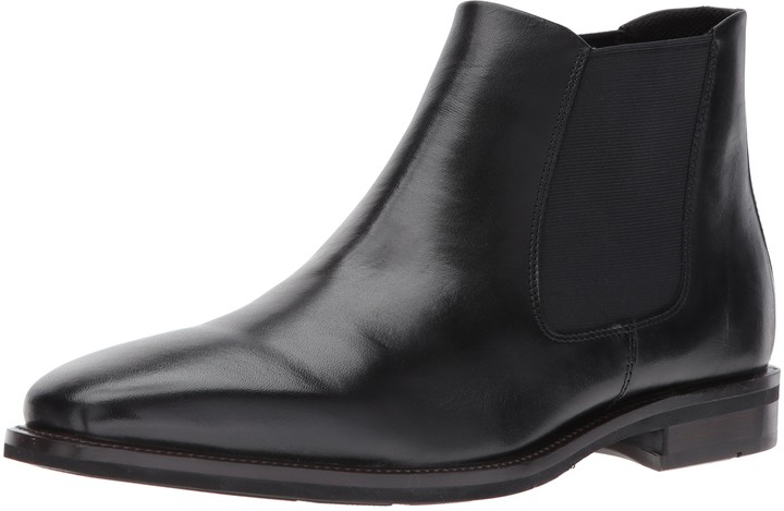 ecco mens black boots
