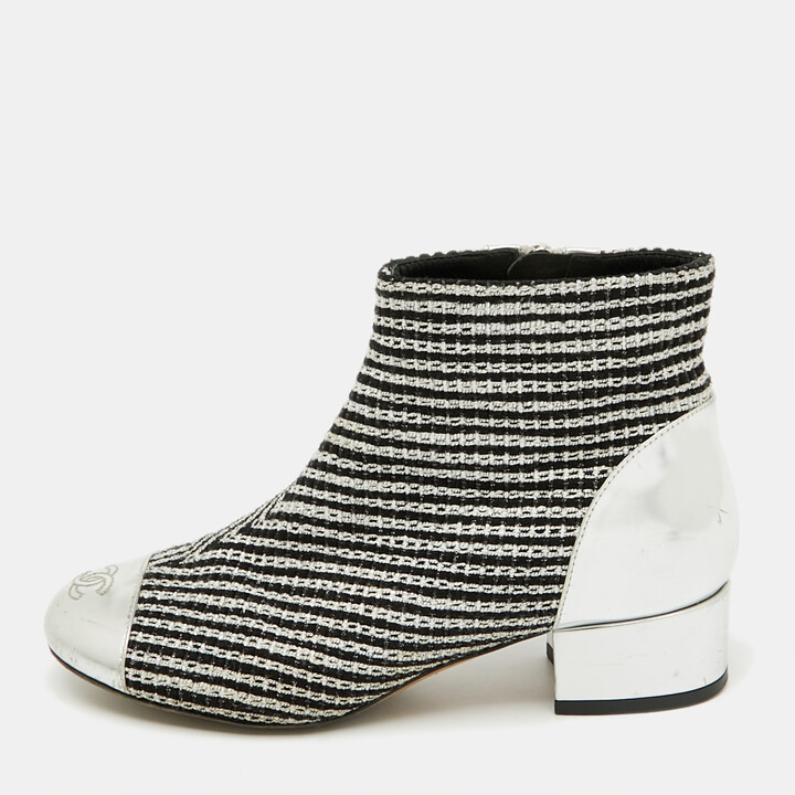 Chanel Women's Silver Boots ShopStyle - Main Image