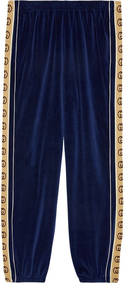 gucci monogram track pants