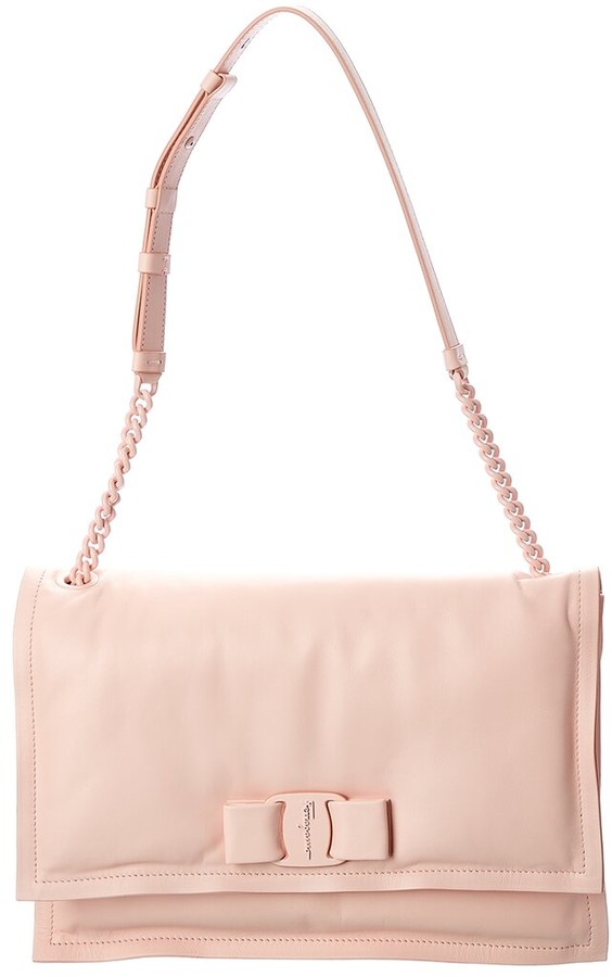 Salvatore Ferragamo Viva Bow Medium Leather Shoulder Bag ShopStyle