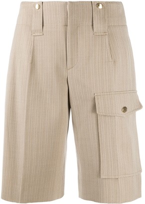 Chloé Knee-Length Wool Shorts