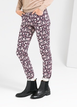 MANGO Outlet OUTLET Flower Print Trousers