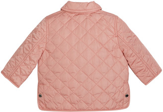 Burberry Brennan Quilted Snap Jacket, Size 6M-2