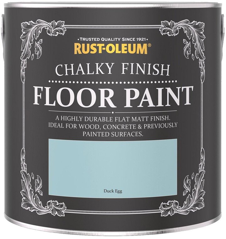 Rust Oleum RustOleum Chalky Floor Paint Duck Egg 2.5L ShopStyle Artwork