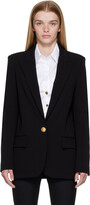 Thumbnail for your product : Balmain Black Single Button Blazer