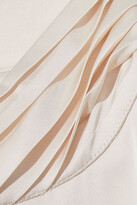 Thumbnail for your product : Iris & Ink Tulia Bow-detailed Satin Blouse