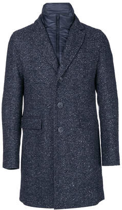 Herno padded underlay buttoned coat