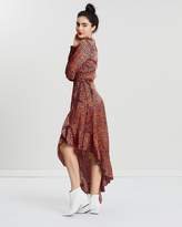 Thumbnail for your product : Missguided Animal Print Collared Asymmetric Dress