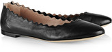 Thumbnail for your product : Chloé Lauren leather ballet flats
