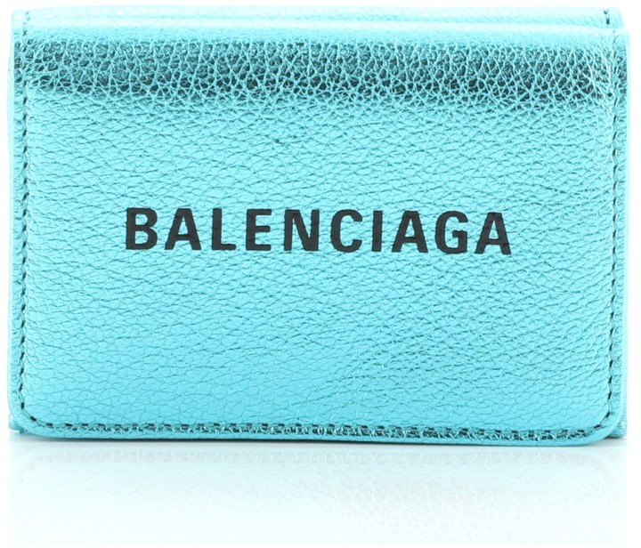balenciaga tri fold wallet