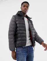 Thumbnail for your product : Barbour jib hooded padded jacket in black