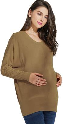 Sweet Mommy Organic Cotton Knit Maternity and Nursing Dolman Sweater PKL
