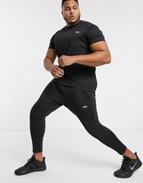 Thumbnail for your product : ASOS 4505 Plus super skinny training jogger in black