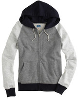 Thumbnail for your product : J.Crew Tricolor full-zip hoodie