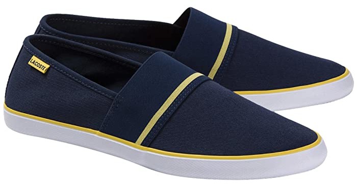 mens lacoste slip ons