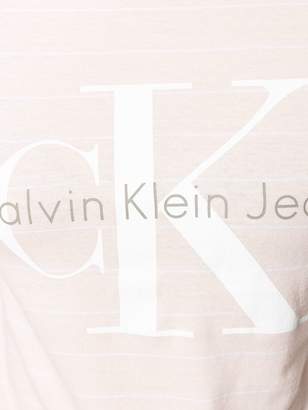 Calvin Klein Jeans striped logo T-shirt