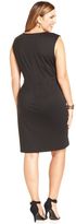 Thumbnail for your product : NY Collection Plus Size Sleeveless Jacquard Dress